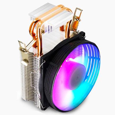 China Computer Case PC CPU Cooler 4 Pin PWM RGB PC Fan For LGA 2011 775 1200 1150 1151 1155 X79X99 AMD AM3 AM4 CPU Cooler Cooler Radiator for sale