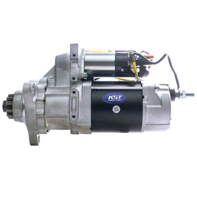 China Steel Engine Spare Parts 24 Volt Excavator Starter Motor Car Black Steel for sale