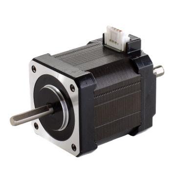 China 6 Wire 2 Phase Stepper Hybrid Motor Nema 17 Dual Shaft Stepper Motor for sale