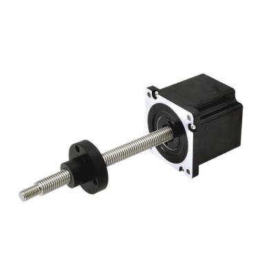 China 4 Wires 2 Phase External Nut Nema 34 Hybrid Stepper Motor 200N Force 86LHS3004E-280 for sale