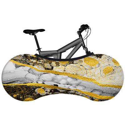 China Elastic Tight Bike Cover Washable Elastic Dirt Free Bike Storage Wheel Cover Tire Pack Fit All Bicycles for sale