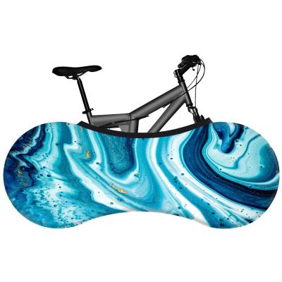 China Elastic Tight Bike Cover Washable Elastic Dirt Free Bike Storage Wheel Cover Tire Pack Fit All Bicycles for sale