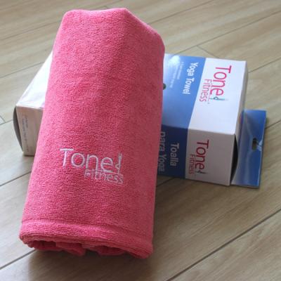 China Polyester Non Slip Microfiber Import Yoga Towel 100% Compressed Mat for sale