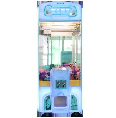 China Metal+Plastic Elf 2 New Claw Machine 2017 Blue Style Gift Machine Automobile Adjust Handle Claw Crane Machine Guangzhou Factory Development Set for sale