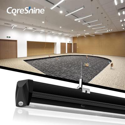 China Dimmable (DALI/1-10V) led linear light fixtures with multifunction sensor module and track spot module for sale