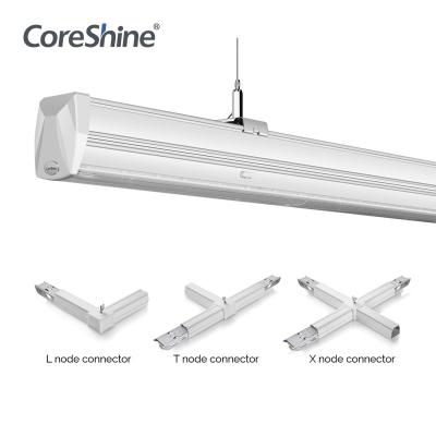 China Dimmable Workshop Led Linear Light (DALI / 1-10V) CORESHINE Integrated Led Batten Project for sale