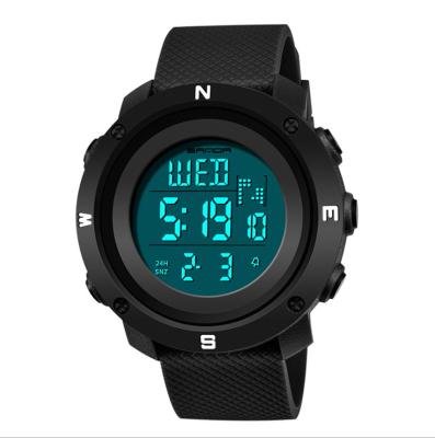 China SANDA361Men Multifunctional Waterproof Cool Resin Day/Date Watch Sports Luminous Electronic Watches for sale