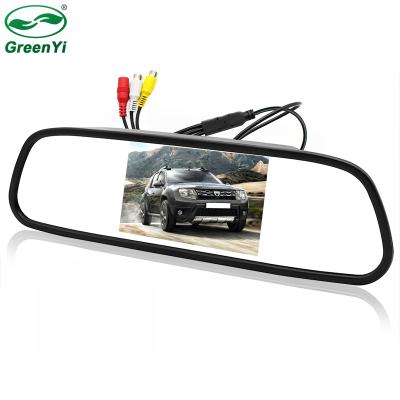 中国 Monitor GreenYi 5 Inch AHD 1024*600 Car Inside Car Mirror Monitor High Definition 販売のため