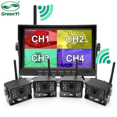 China GreenYi Waterproof 7 Inch Monitor AHD 720P High Definition Wireless Reverse Night Vision Truck DVR Recorder Wifi Backup Camera For Bus Car en venta