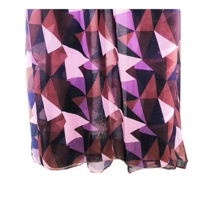 China Factory supply 80s polyester voile antistatic fabric directly used for dyeing and printing for sale