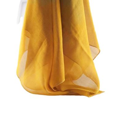 China Fashion Sail Polyester Supplier Simply Dyed Scarf Polyester Scarf Fabric For Turkish Tudung Turbans for sale