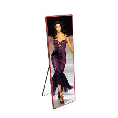 China Hot Sale P2.5 P3 Indoor Showcase Mirror Led Display Stand Poster Led Screen for sale