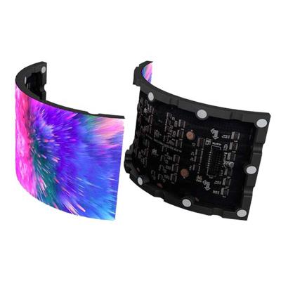 China P2 Indoor P2.5 Curved Flexible LED Video Display Soft LED Screen Module for sale