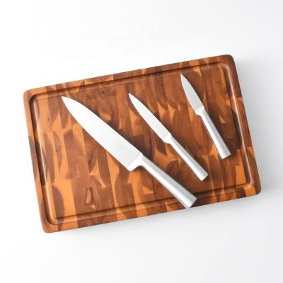 China Viable Solid Walnut Wooden Cutting Board Kitchen Cutting Plates for sale