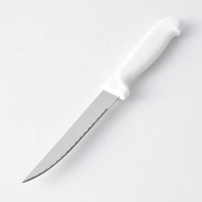 China Cheap Viable Factory Price Kitchen Steak Knives PP Handle Stainless Steel 4.5 Inch Steak Knife for sale