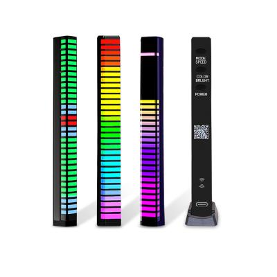 China Decorative Rhythm Sync Light Bar RGB Control LED Music Bar Ambient Light For Car for sale