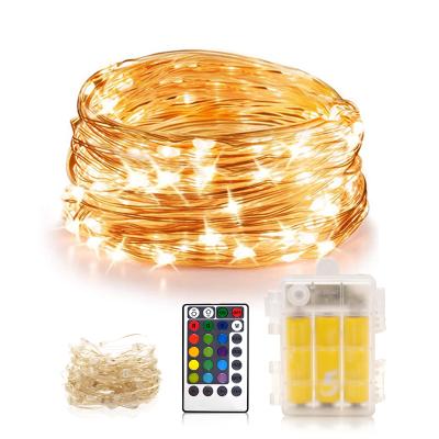 China Factory price LANDSCAPE IP65 waterproof 5m RGB LED string light for garden patio decoration for sale