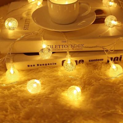 China String Light 8m Globe Light 2700K Warm White Battery Operated Warm White LED Fairy Light String for sale