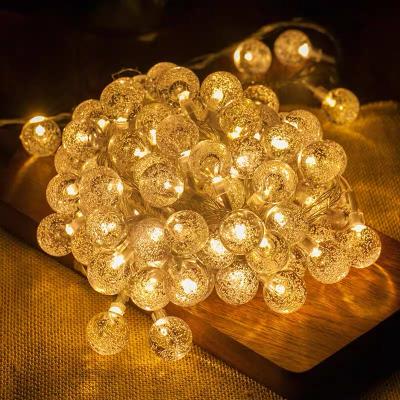 China Holiday Fairy String Light Hot Sales With Remote Control Christmas Lights Outdoor Waterproof Warm Light With Battery Globe Fairy Lights Strip for sale