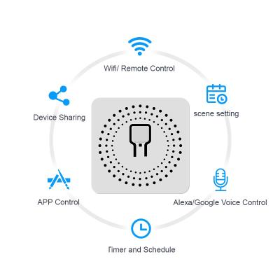 China Trolink Smart Home Circuit Breaker 16A Tuya Remote Control Smart Home For Convenient Life TB001 for sale