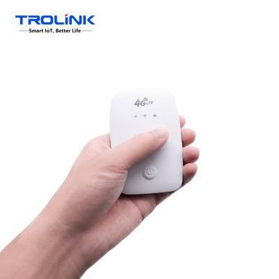 China 4g TROLINK MSM8916 LTE 150Mbps Pocket 4G SIM Card Router Portable WiFi Router with Power Bank Function for sale