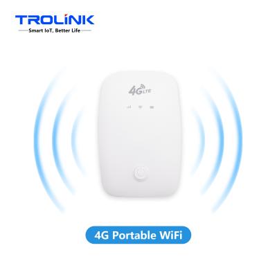 China Portable 4G Router MINI WiFi Compact Pocket WiFi Hotspot Outdoor/Home Routers with SIM Card Slot for sale