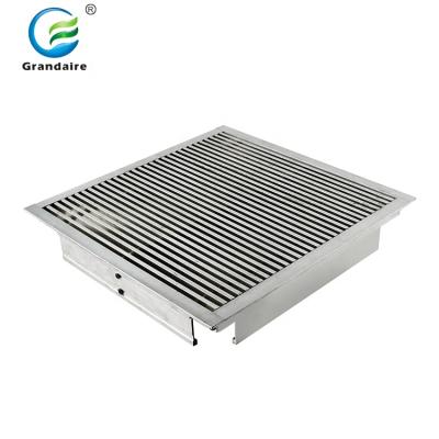 China Modern stronger and lighter extruded aluminum throughout floor grille in air conditioning system for sale