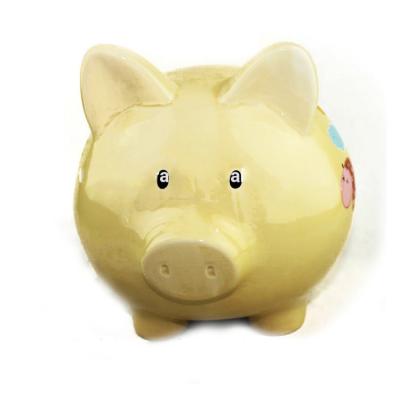 China Hot Selling Ceramic Piggy Bank Cute Gold Ceramic Piggy Bank Cartoon Piggy Bank for sale