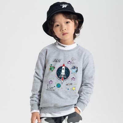 China Amazon New Fashion Anti-pilling Sweatshirt Cotton Pullover Unisex Loose Casual One Piece Custom Printed Ultra Printed Kids Hoodie for sale