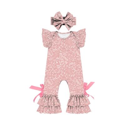 China Cozy baby clothes rompers 2022 summer 2LLY-188 cute lightweight sleeveless baby rompers wholesale new style for sale