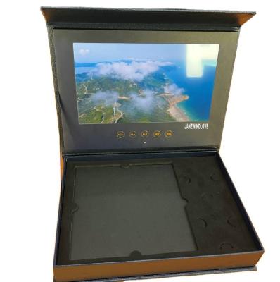 China LCD Display 10 Gift Box Agriculture Gift Box Brochure Card Visual Gift Box LCD Screen Installation Tools Auto Play Packaging for sale