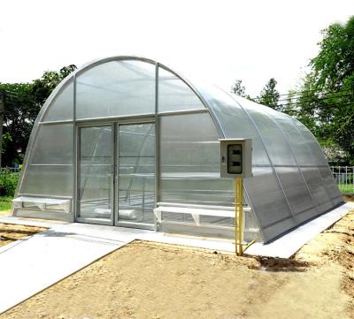 China PC Board Drying Greenhouse with Temperature and Ventilation Control for Vegetables for sale