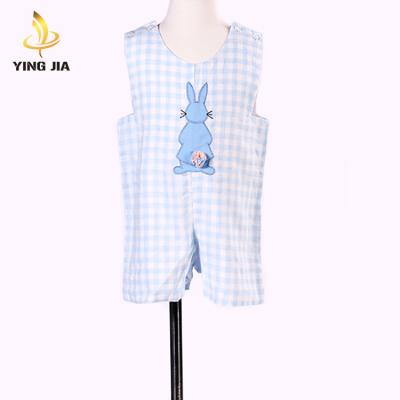 China Spring Summer Cotton Regular Sleeveless Soft Baby Romper Customized Baby Clothes Bubble Romper for sale