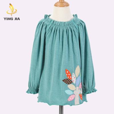 China Autumn Children Girls Tops And Blouses New Girls T-shirt Anti-pilling Shirt Toddler Girl Top Blouse for sale