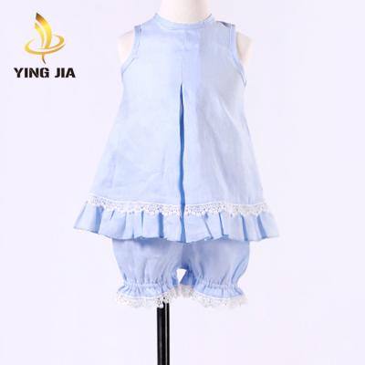 China Wholesale Anti-Shrink Shorts Sleeveless Soft Toddler Summer Baby Boutique Newborn Clothing Set for sale