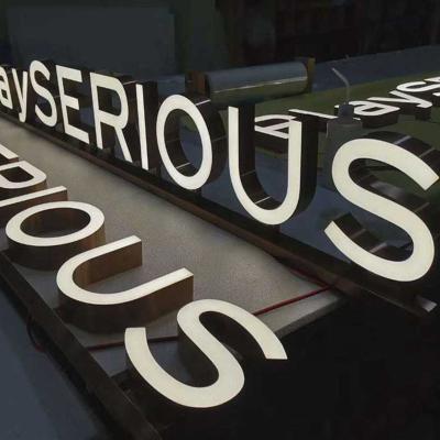 China Custom Buildings Store Advertising Vacuum Forming Letter 3d Acrylic Led Signage for sale