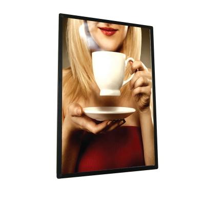 China Restaurant Outdoor and Indoor Magnetic Electronic Menu Board Aluminum Sign View Advertising Acrylic Ultrathin Led Backlit Light Box for sale