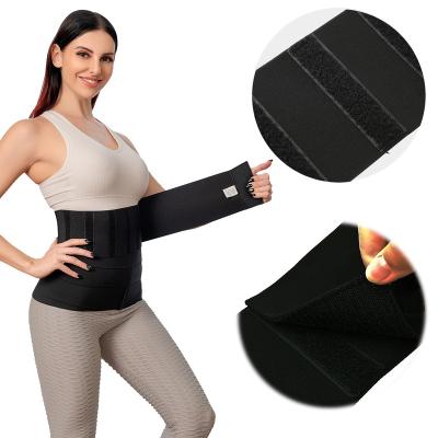 China DoubleDuDu Antibacterial Elastic Band Belly Wrap For Weight Loss Tummy Stomach Belt Body Shaper Flat Waist Trainer for sale