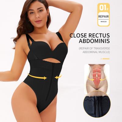 China Wholesale Antibacterial Adjustable Hooks High Waist Tummy Control Trimmer Shaper Women Butt Lifter Body Shaper Shapewear for sale