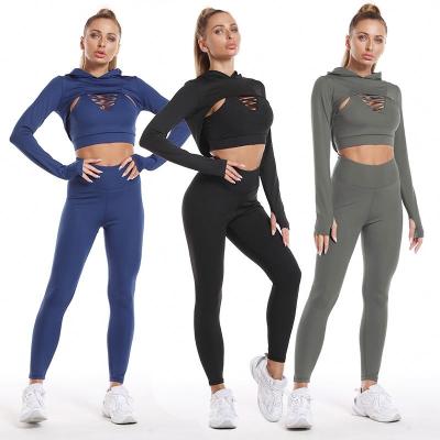 China Wholesale Recycled High Quality Yoga Wear Women's Fitness Wear Yoga Sport Breathable Yoga Set for sale