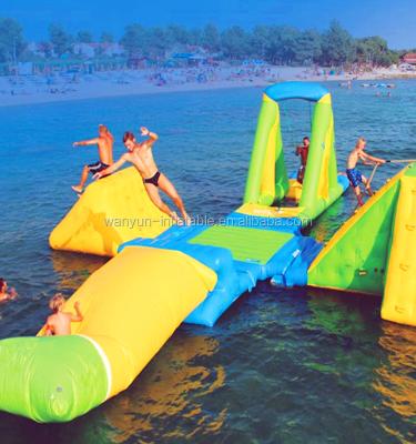 China Inflatable water park inflatable water obstacle course for sale for sale