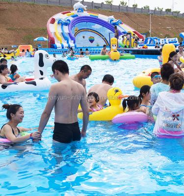 China New Design Inflatable Commercial Water Splash Park Floating Water Playground Equipment for sale