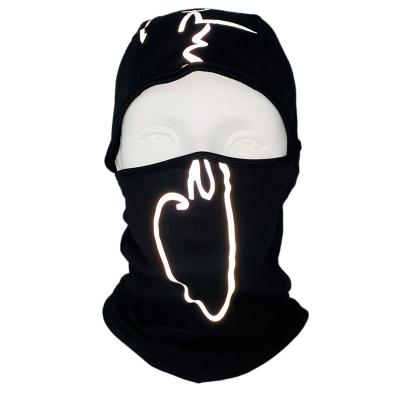 China JOINT High Quality Reflective Logo Printing Motorcycle Skiing Sports Breathable Thermal Balaclava for sale