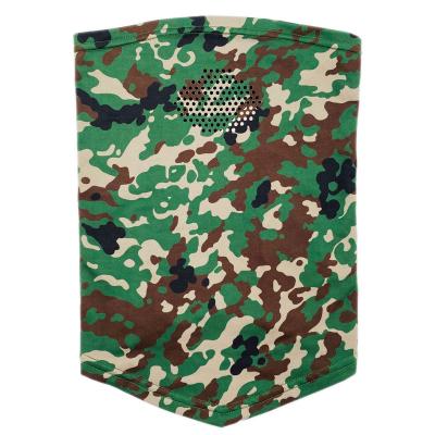 China High Quality Custom Breathable Neck Warmer Breathable Hole Laser Printing Outdoor Sports Half Face Mask for sale