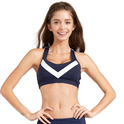 China Breathable Yoga Wear Sports Bra Without Steel Ring Quick-dry Sports Fitness Running Underwear Gathered Invest Women's Bra for sale