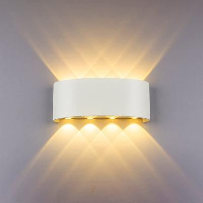 China OIndoor Modern LED Wall Lamp Through Aluminum Decorate Wall Sconce Bedroom LED Wall Light for sale