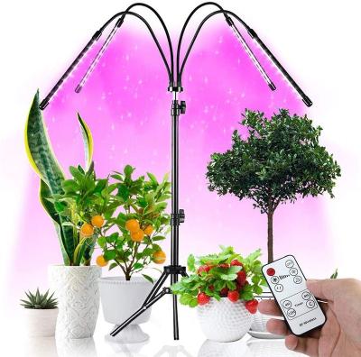 China Warehouse Led Grow Light with Stand, 40W LED 10 Level Dimmable Grow Light with Red Blue Spectrum for Indoor Plants, 4/8/12H Timer for sale