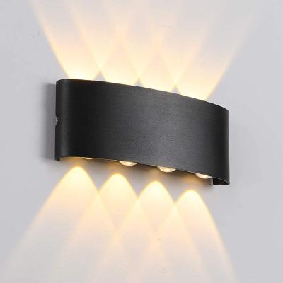 China Modern Wall Lights, 3000K Waterproof IP66 Black Angle-Adjustable Sconces Wall Lighting, Indoor/Outdoor Wall Lamp for Bedroom Living for sale