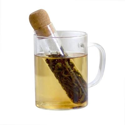 China WITH LID YOYO Tea Infuser Wholesale Eco Friendly Unique Tube Shape Durable Borosilicate Glass Transparent  Accessories CLASSIC Kitchen for sale