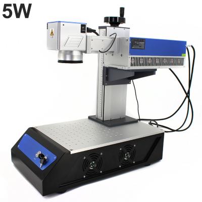 China 2022 Air Cooled PE PPR Pvc HIFF LASER WRITING MACHINE Touch Screen 3w 5w UV Online Flight Laser Marking Machine Price for sale